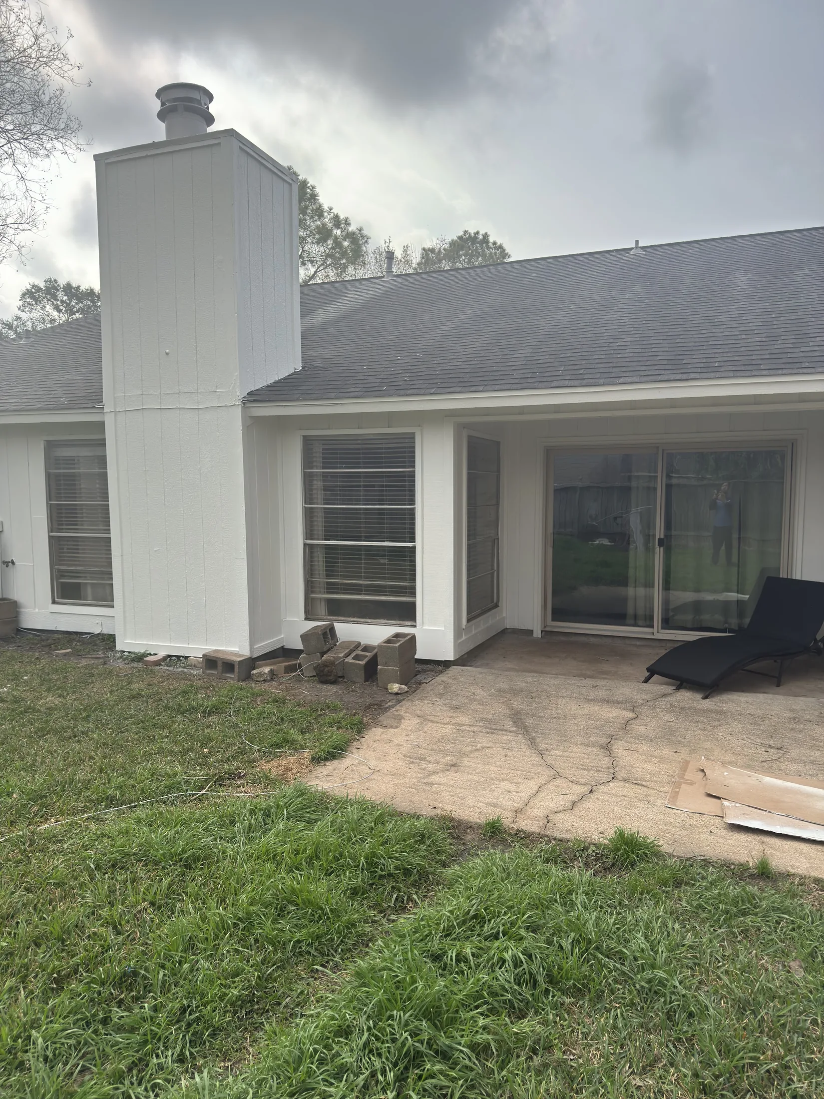 Exterior Siding Repair and Repaint after work