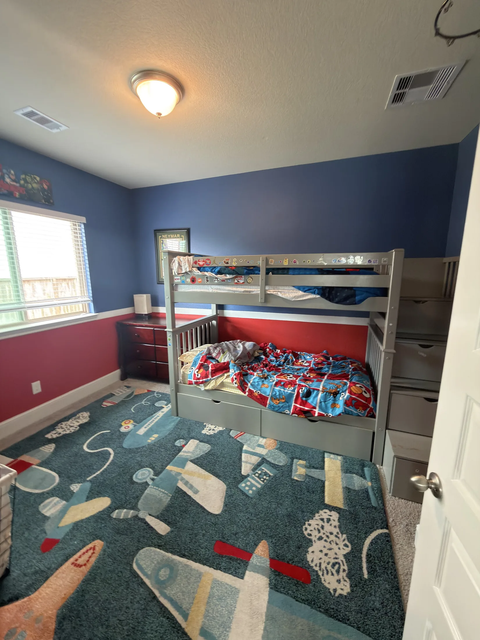 Kids Bedroom Wall Design Paint after work