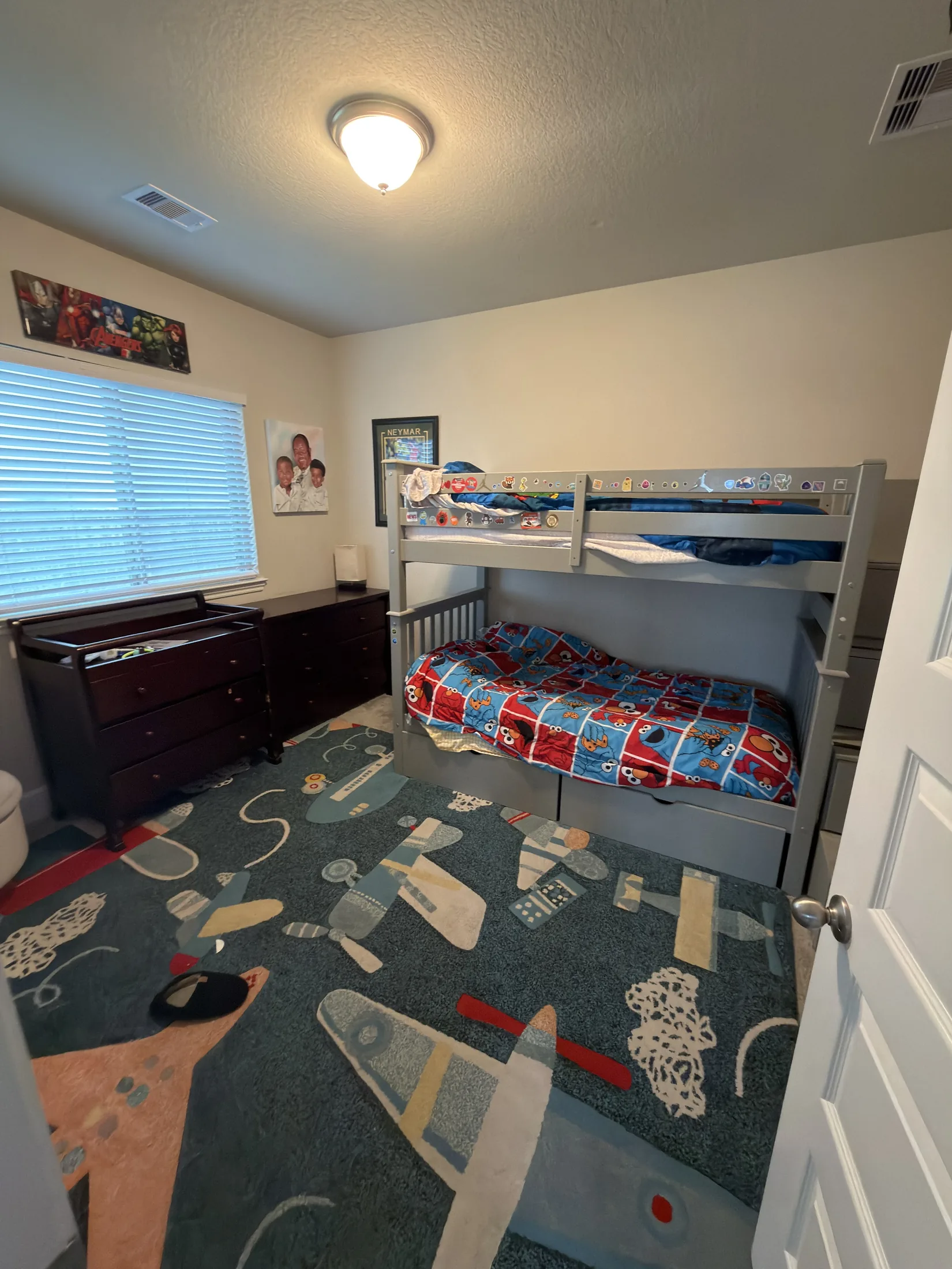 Kids Bedroom Wall Design Paint before work
